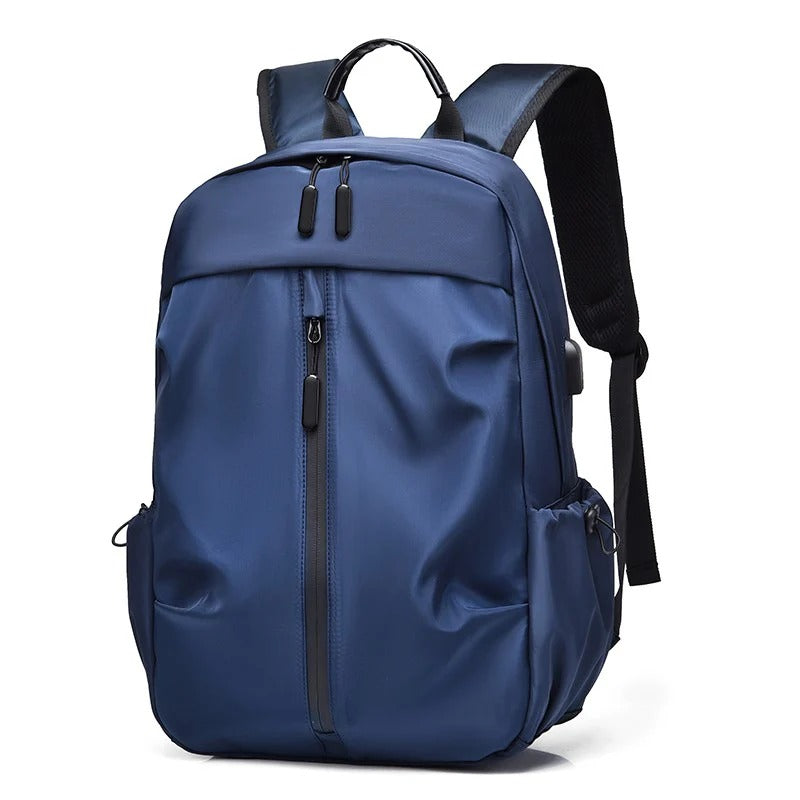 Waterproof Nylon Sports Blue Backpack